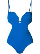 La Perla Aquamarine Padded Non-wired Swimsuit - Blue