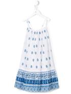 Sunuva 'ikat Paisley Tiered Strappy' Dress, Girl's, Size: 8 Yrs, White