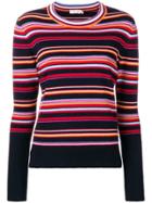 Tory Burch Multi-stripe Sweater - Blue