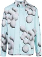Perks And Mini Float Printed Shirt - Blue