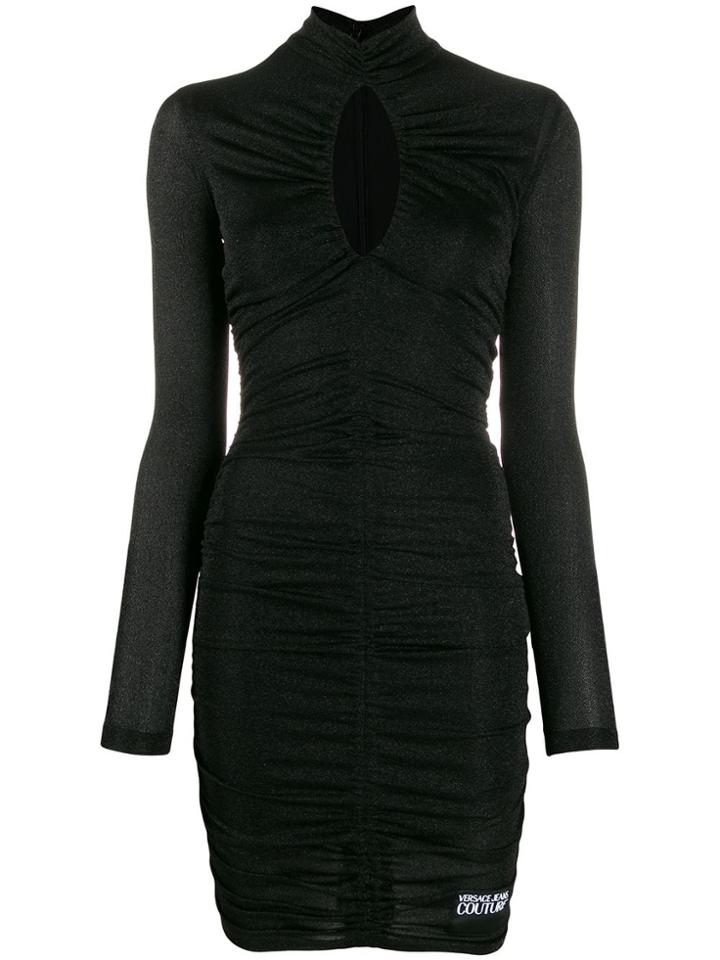 Versace Jeans Couture Tear Neck Dress - Black