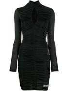 Versace Jeans Couture Tear Neck Dress - Black