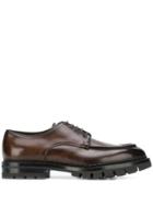 Santoni Ombre Lace-up Shoes - Brown