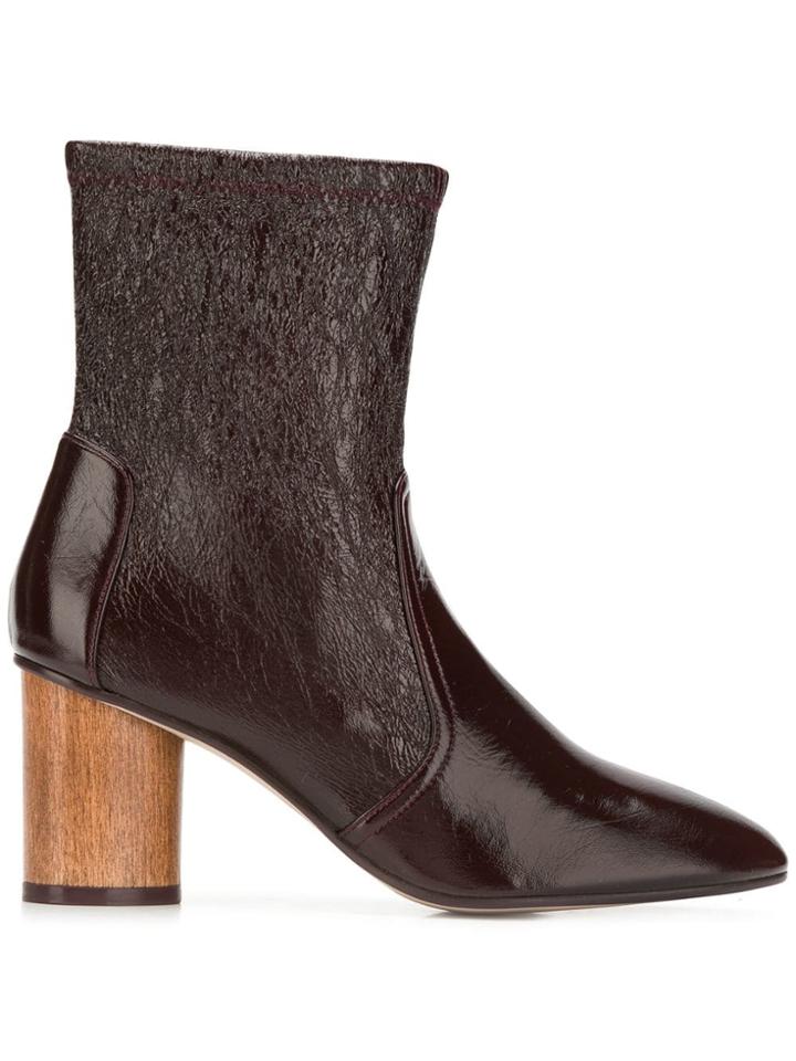 Stuart Weitzman Margot 75 Boots - Pink & Purple