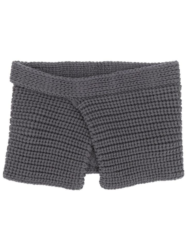 Missoni Chunky Knit Scarf - Grey