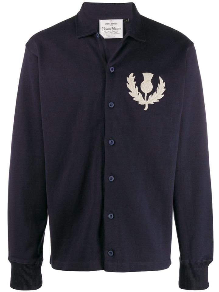 Rowing Blazers Scotland 1871 Rugby Cardigan - Blue