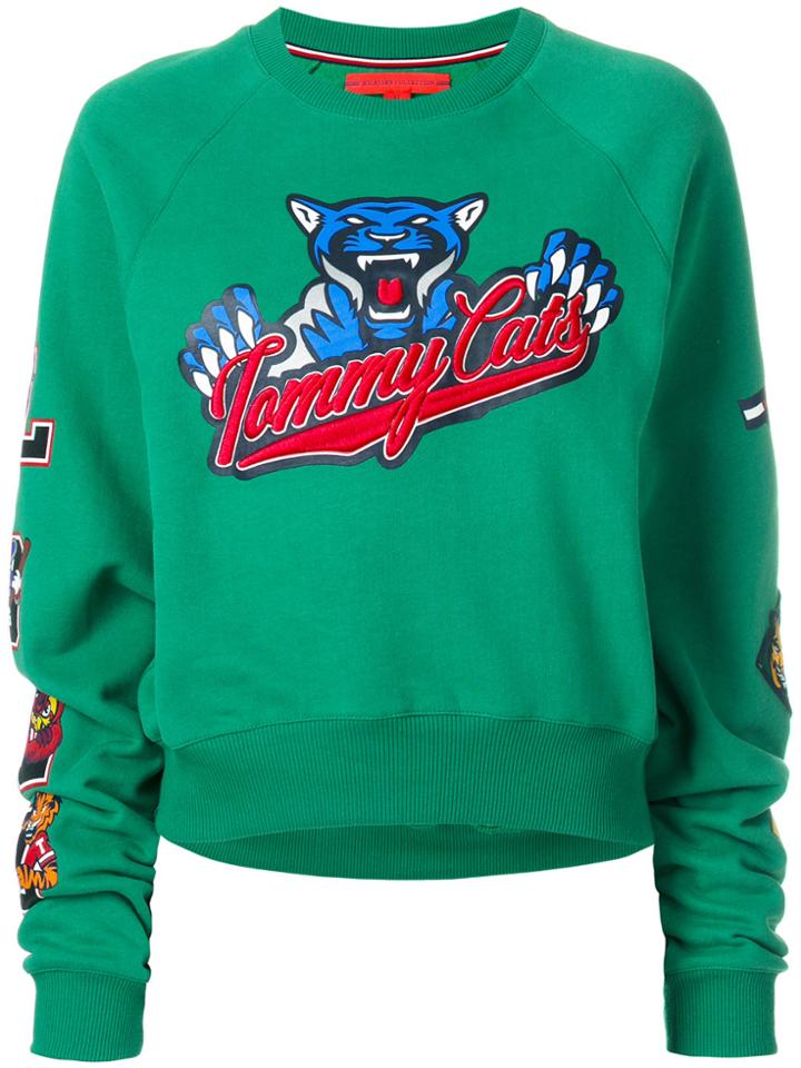 Hilfiger Collection Tommy Cats Sweatshirt - Green
