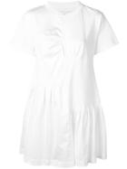 Marques'almeida Ruched Detail T-shirt Dress - White