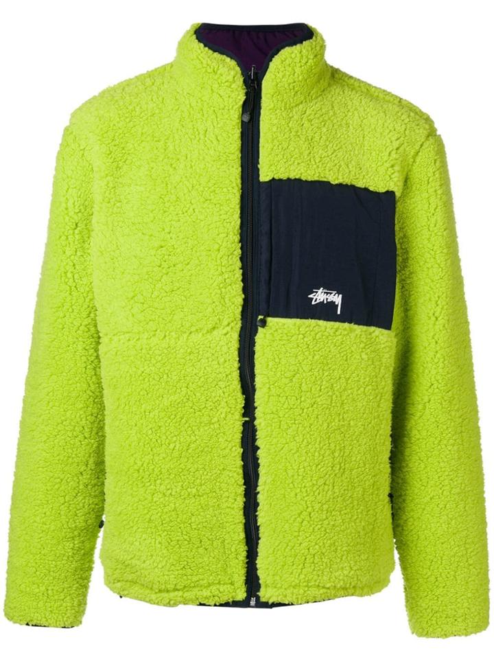 Stussy Reversible Faux-shearling Jacket - Green