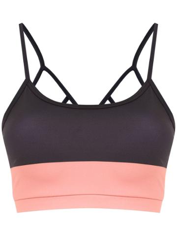Track & Field Colour Top - Black