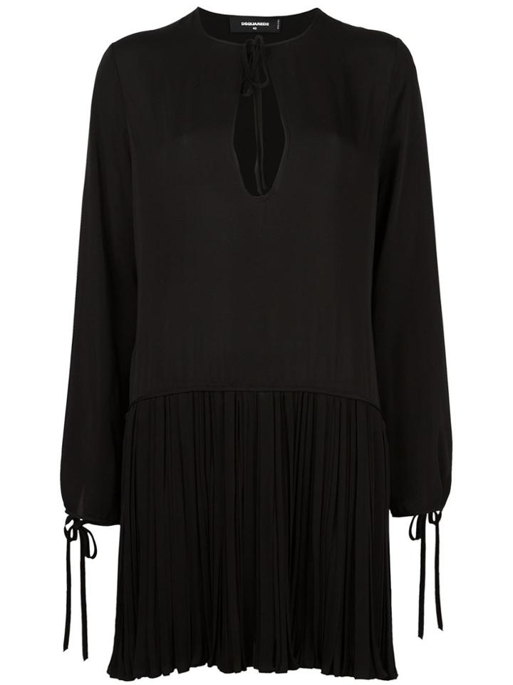 Dsquared2 Front Keyhole Design Dress - Black