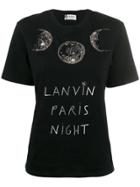 Lanvin Paris Night Print T-shirt - Black