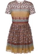 Valentino Macramé A-line Dress, Women's, Size: 40, Cotton/polyester/polyamide/spandex/elastane