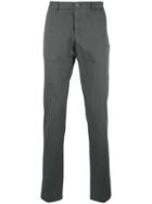 Etro Classic Chinos, Men's, Size: 52, Grey, Cotton/spandex/elastane