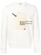 Moncler Patch Jersey Sweater - White