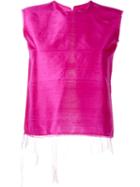 Marques'almeida Open Back Frayed Tank
