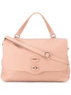 Zanellato Flap Closure Tote Bag - Pink & Purple