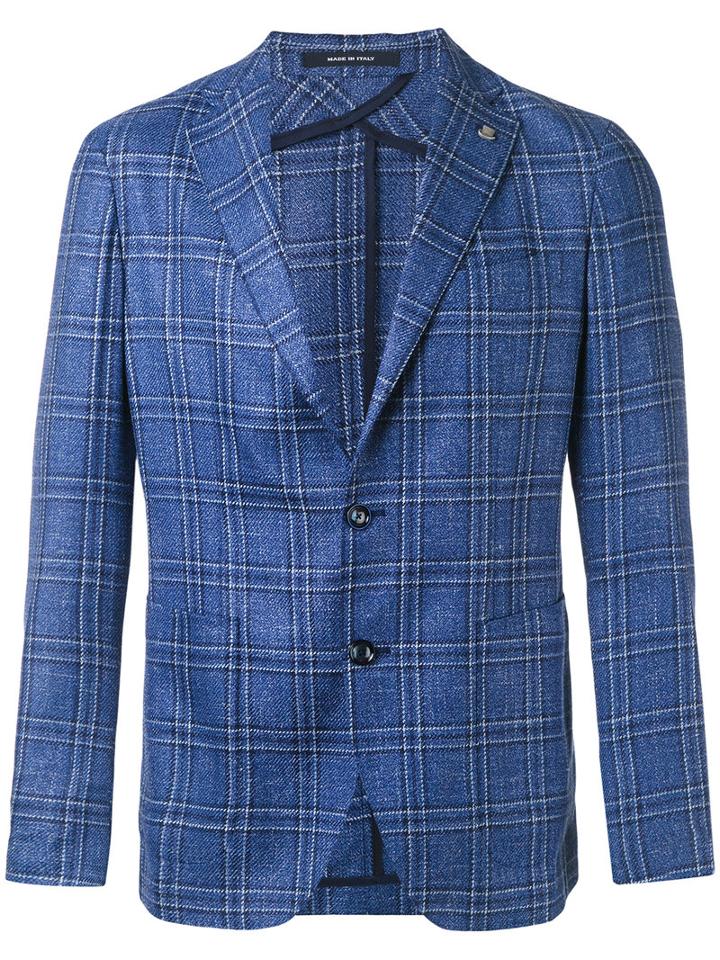 Classic Blazer - Men - Silk/linen/flax/cupro/wool - 58, Blue, Silk/linen/flax/cupro/wool, Tagliatore