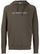 Givenchy Embroidered Logo Hoodie - Grey