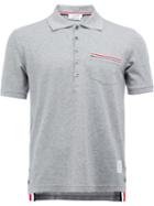 Thom Browne Classic Polo Shirt, Men's, Size: 2, Grey, Cotton