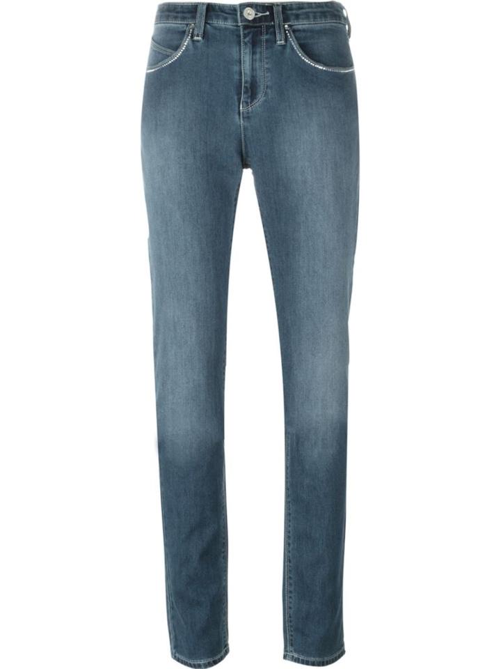 Armani Jeans Slim Fit Jeans, Women's, Size: 33, Blue, Cotton/polyester