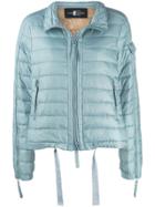 Luisa Cerano Zipped Puffer Jacket - Blue