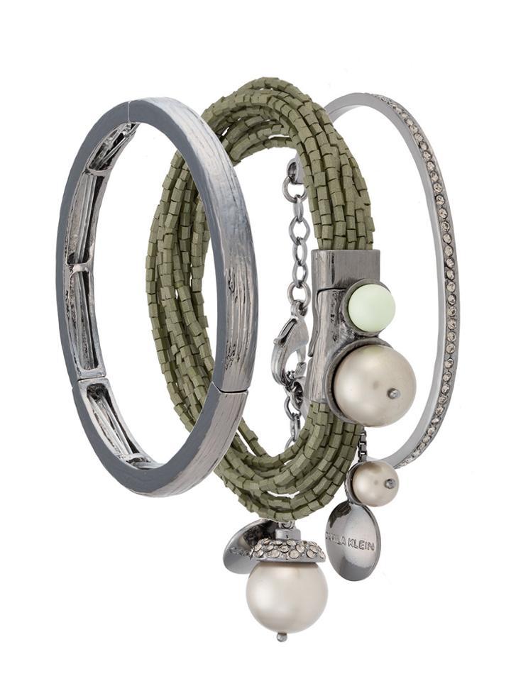 Camila Klein Three Bracelets Set - Metallic