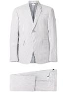 Thom Browne Striped Two Piece Suit - Grey