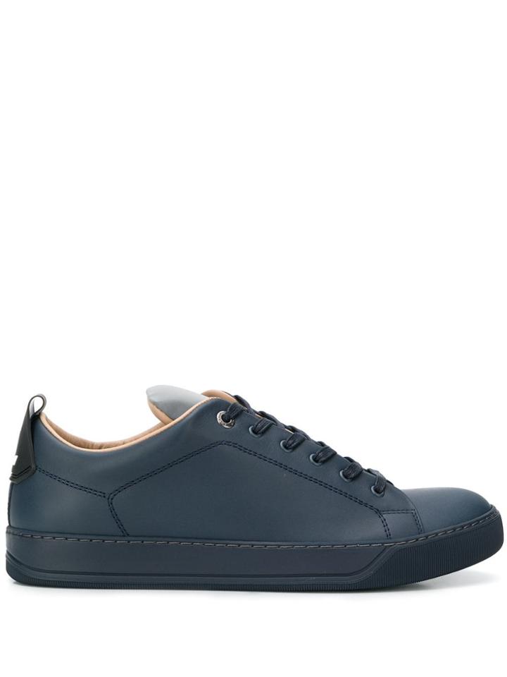 Lanvin Contrast Tongue Sneakers - Blue