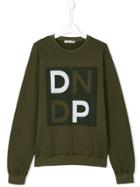Dondup Kids Teen Printed Sweatshirt - Green