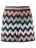 M Missoni Geometric Print Shorts - Blue