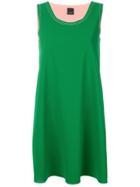 Pinko Overstitched A-line Mini Dress - Green