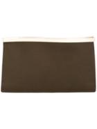 Valextra Wavy Clutch, Women's, Brown