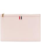 Thom Browne Flat Logo Clutch - Pink