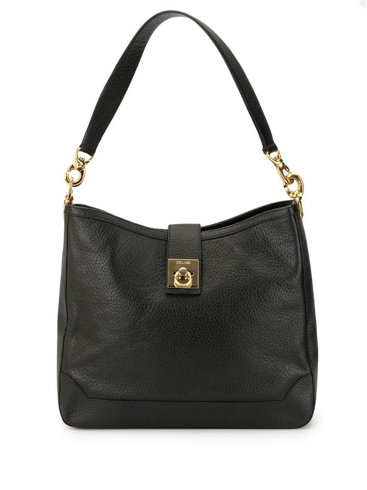 Céline Pre-owned Logo Shoulder Bag - Black