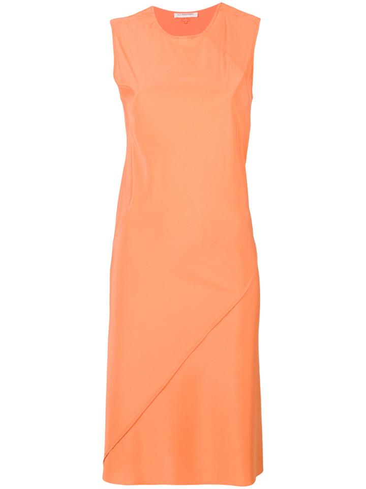 A.f.vandevorst Fitted Midi Dress - Yellow & Orange