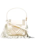 Sara Battaglia Cutie Penny Crossbody Bag, Women's, White, Calf Leather