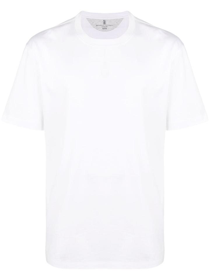 Brunello Cucinelli Classic Crewneck T-shirt - White