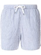 Aspesi Striped Swim Shorts - Blue