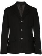 Prada Notched Lapel Blazer - Black