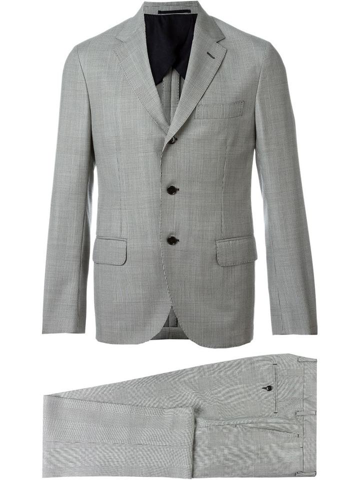 Mp Massimo Piombo Prince Of Wales Check Suit