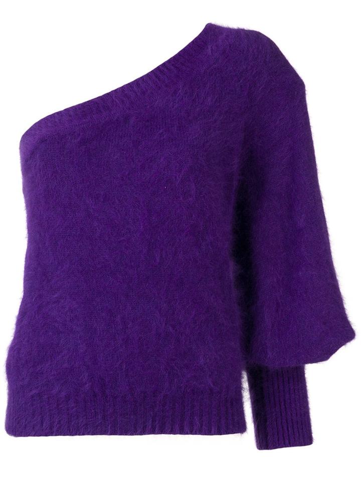 Alberta Ferretti One Shoulder Jumper - Purple