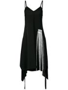 Moohong Embroidered Detail Asymmetrical Dress - Black
