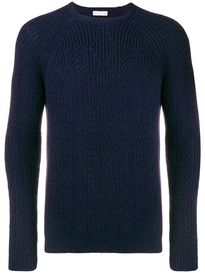 Etro Perfectly Fitted Sweatshirt - Blue