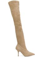 Yeezy Tubular Thigh High Boots - Nude & Neutrals