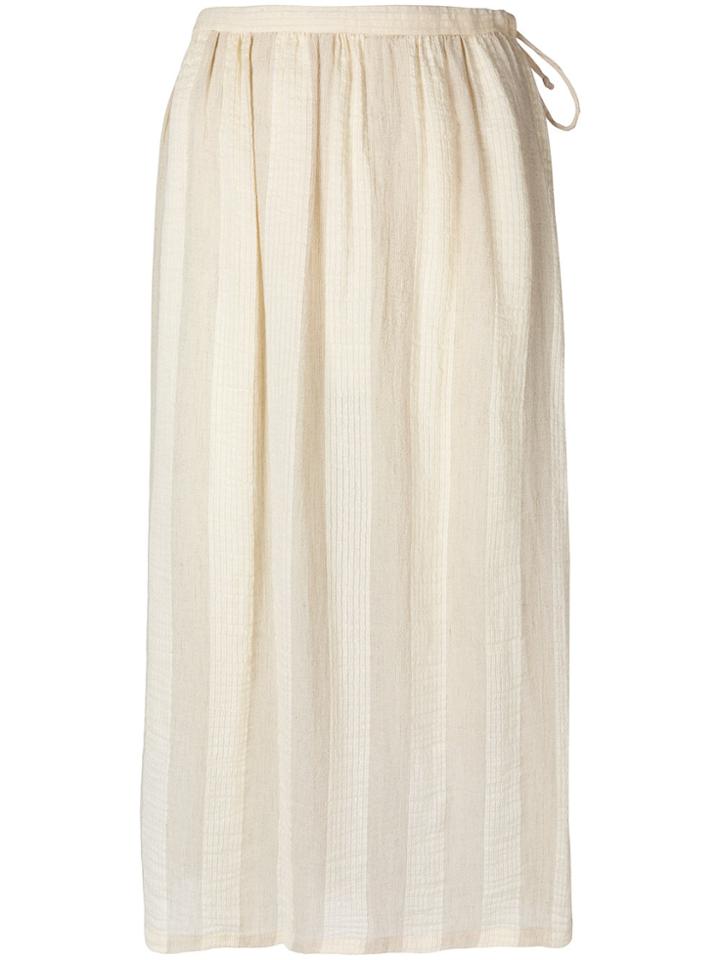 Giorgio Armani Vintage Pleated Circa - Nude & Neutrals
