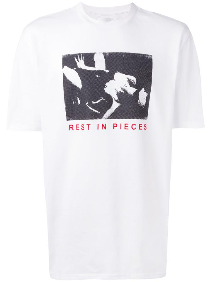 Misbhv - 'rest In Pieces' T-shirt - Men - Cotton - S, White, Cotton