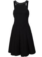 Cushnie Et Ochs Ribbed Fitted Dress, Women's, Size: Medium, Black, Viscose