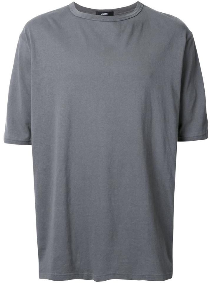 Assin 'ss Curved Yoke' T-shirt