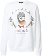 Dsquared2 - Lumberjack Print Sweatshirt - Men - Cotton/spandex/elastane - M, White, Cotton/spandex/elastane